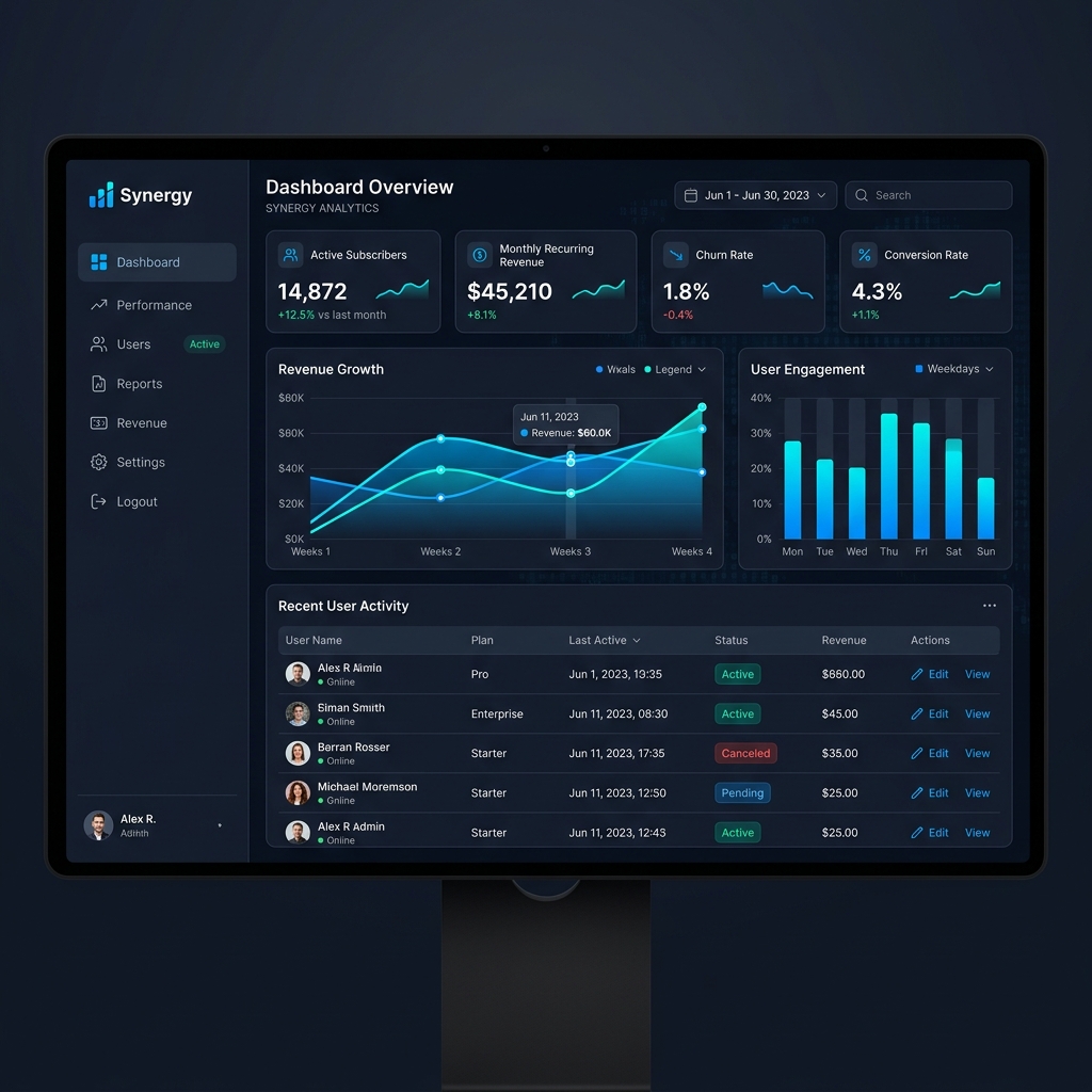Cloud ERP 360 Dashboard